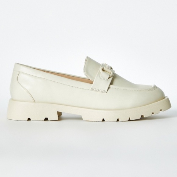 Just Fab Frankie Flat Loafer - Never Worn- Cream/Off White - Picture 6 of 10